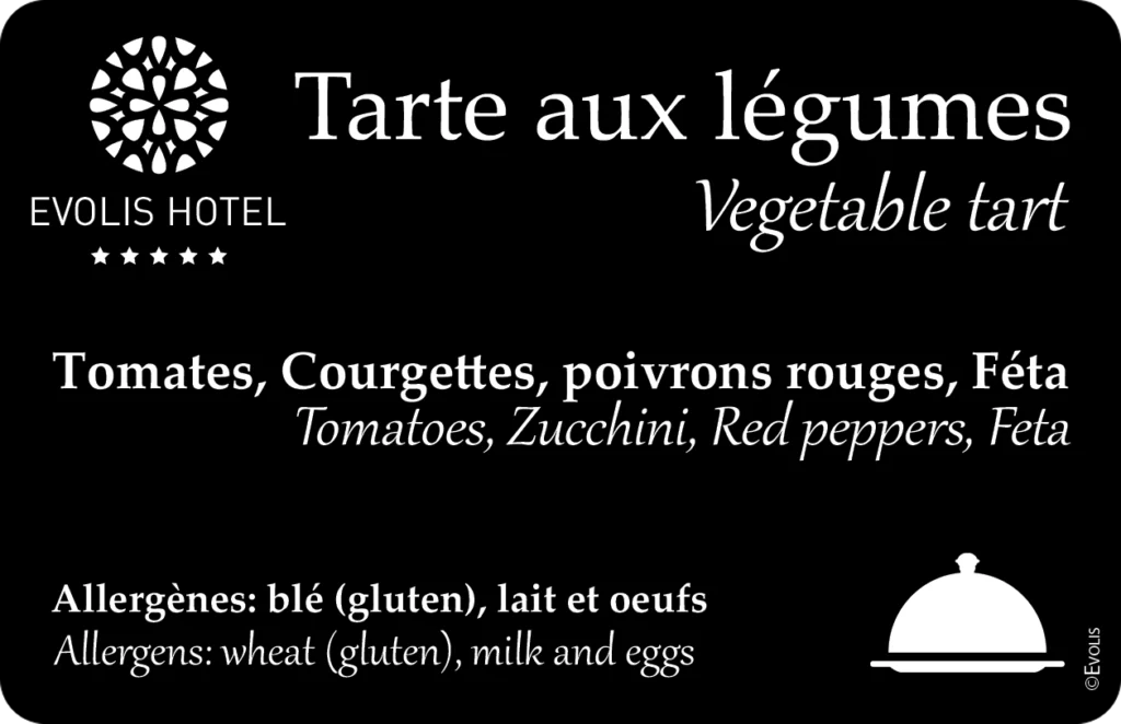 Card-VEGE TART- black-FRE